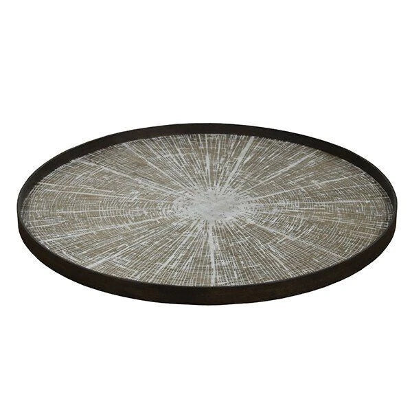 Ethnicraft / White slice wooden tray / Tablett S - Architare shop