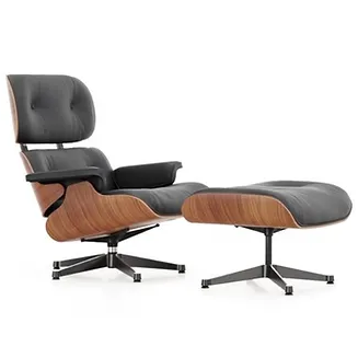 Vitra / LOUNGE CHAIR + OTTOMAN / Sessel und Hocker