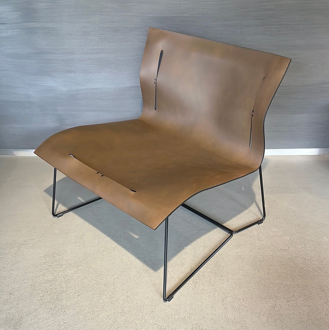 CUOIO LOUNGE 1202 inkl. Hocker und Fell