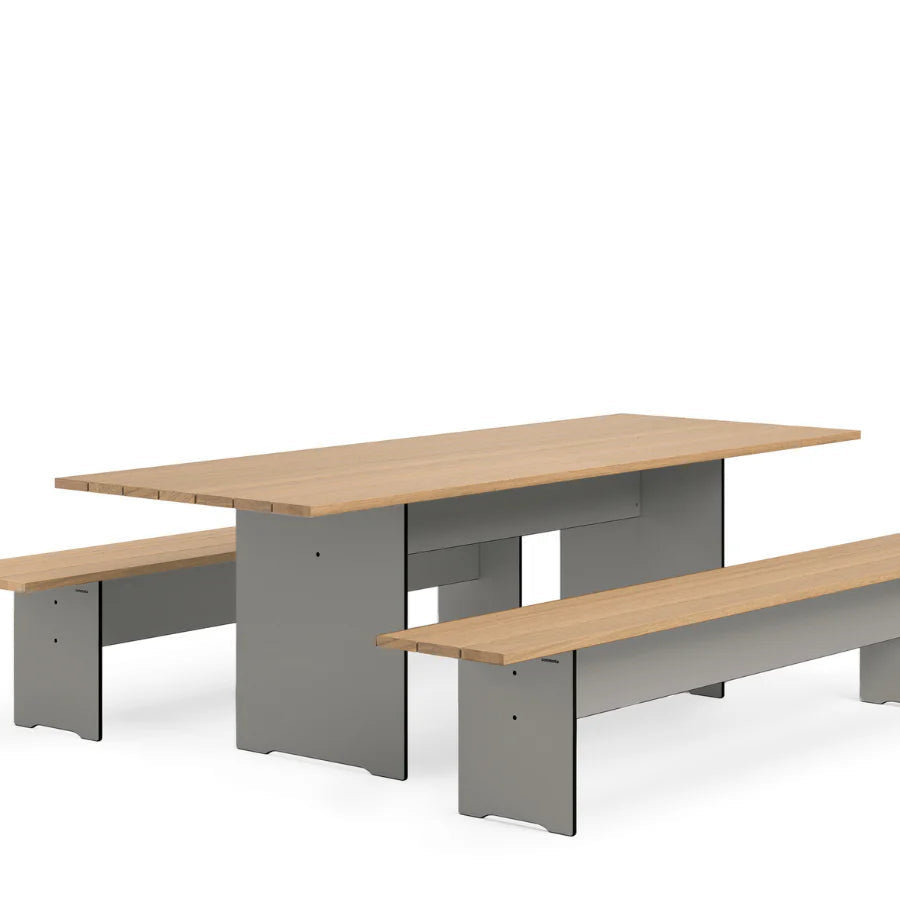 AKTION Conmoto / Riva Vario Wood Set / Tisch und Bank plus 1 Bank gratis - Architare shop