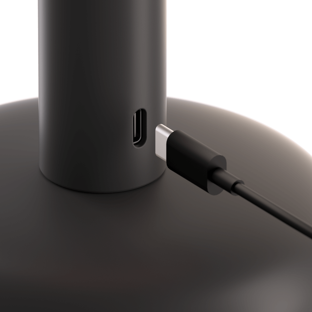 Grey / Fire / Table lamp