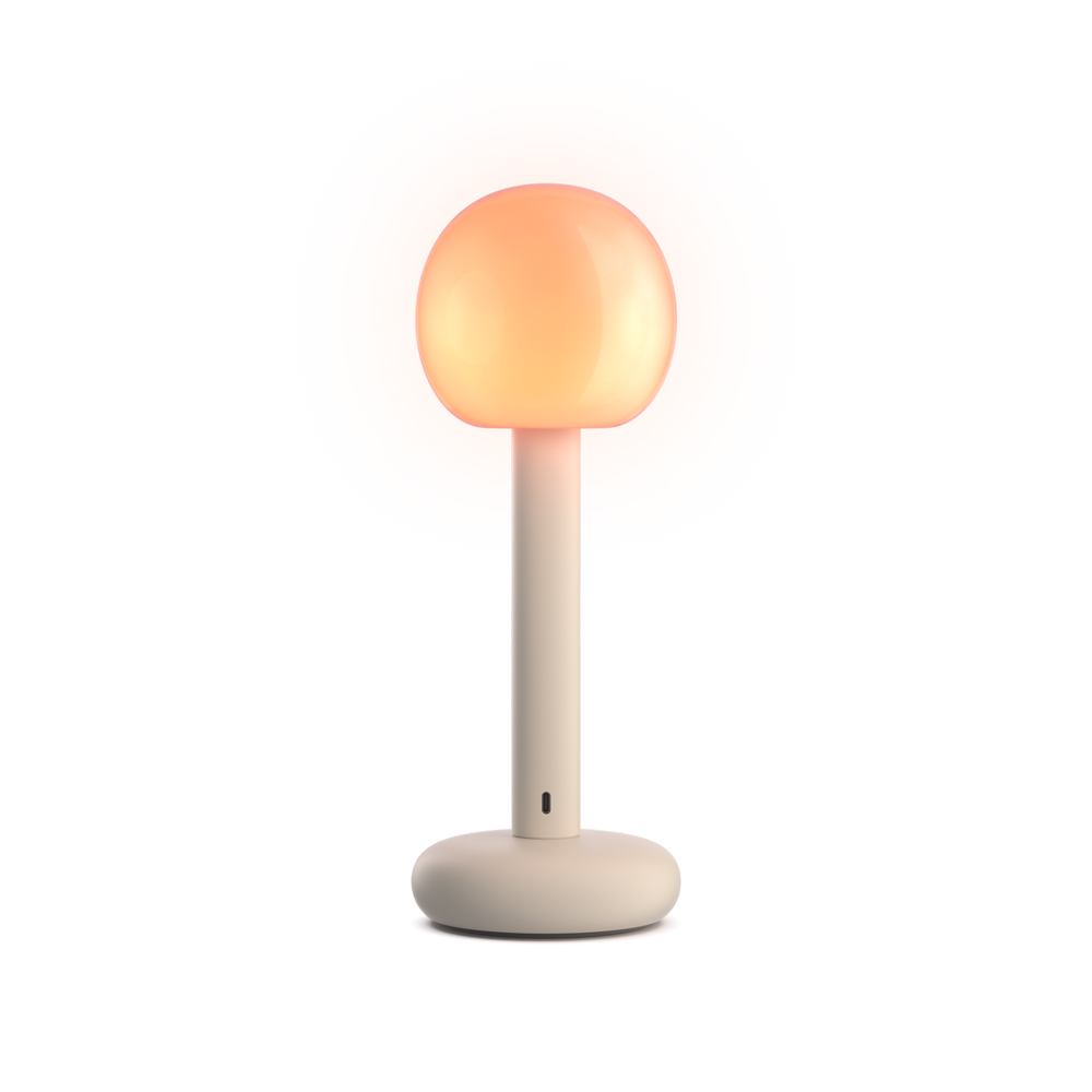 Grey / Fire / Table lamp