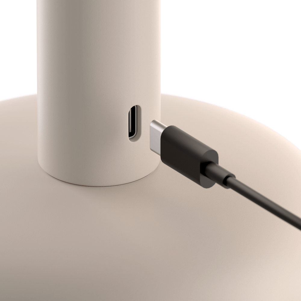 Grey / Fire / Table lamp