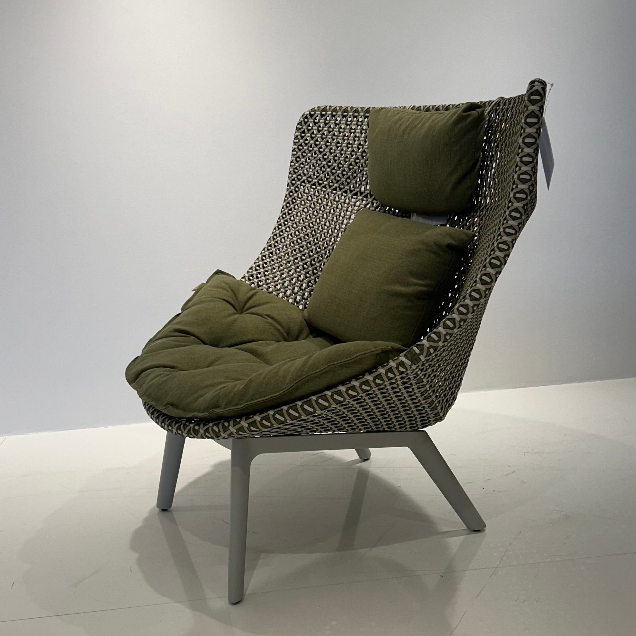 Dedon / MBRACE ALU / Outdoor Sessel mit Hocker