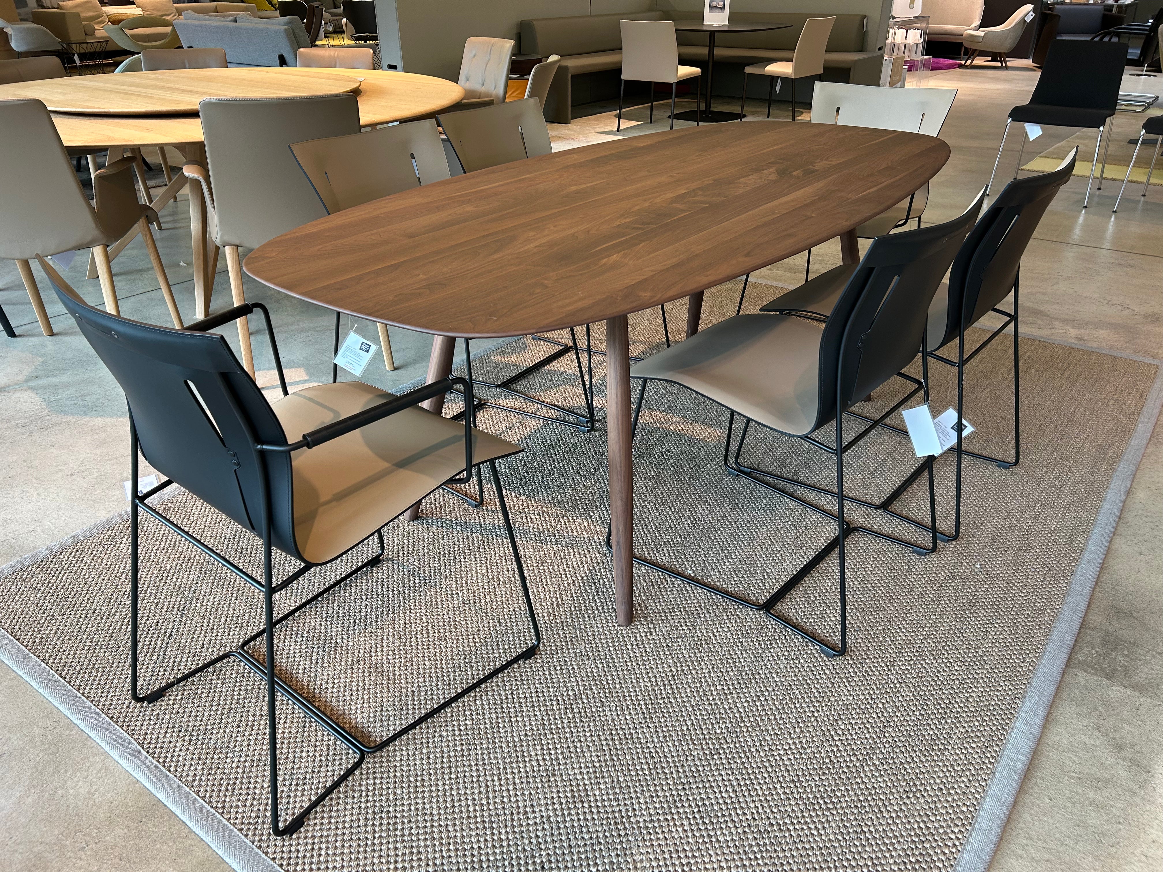 Walter Knoll / Cuoio / Komplettset 6 Stühle