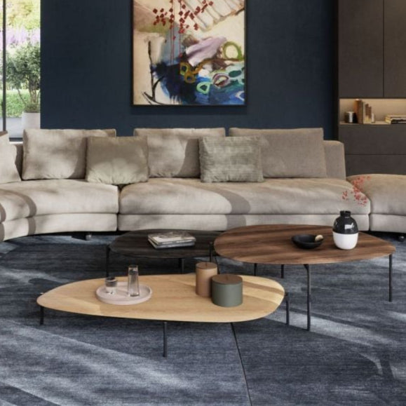 Walter Knoll Ishino Wood Beistelltisch mit Sofagruppe