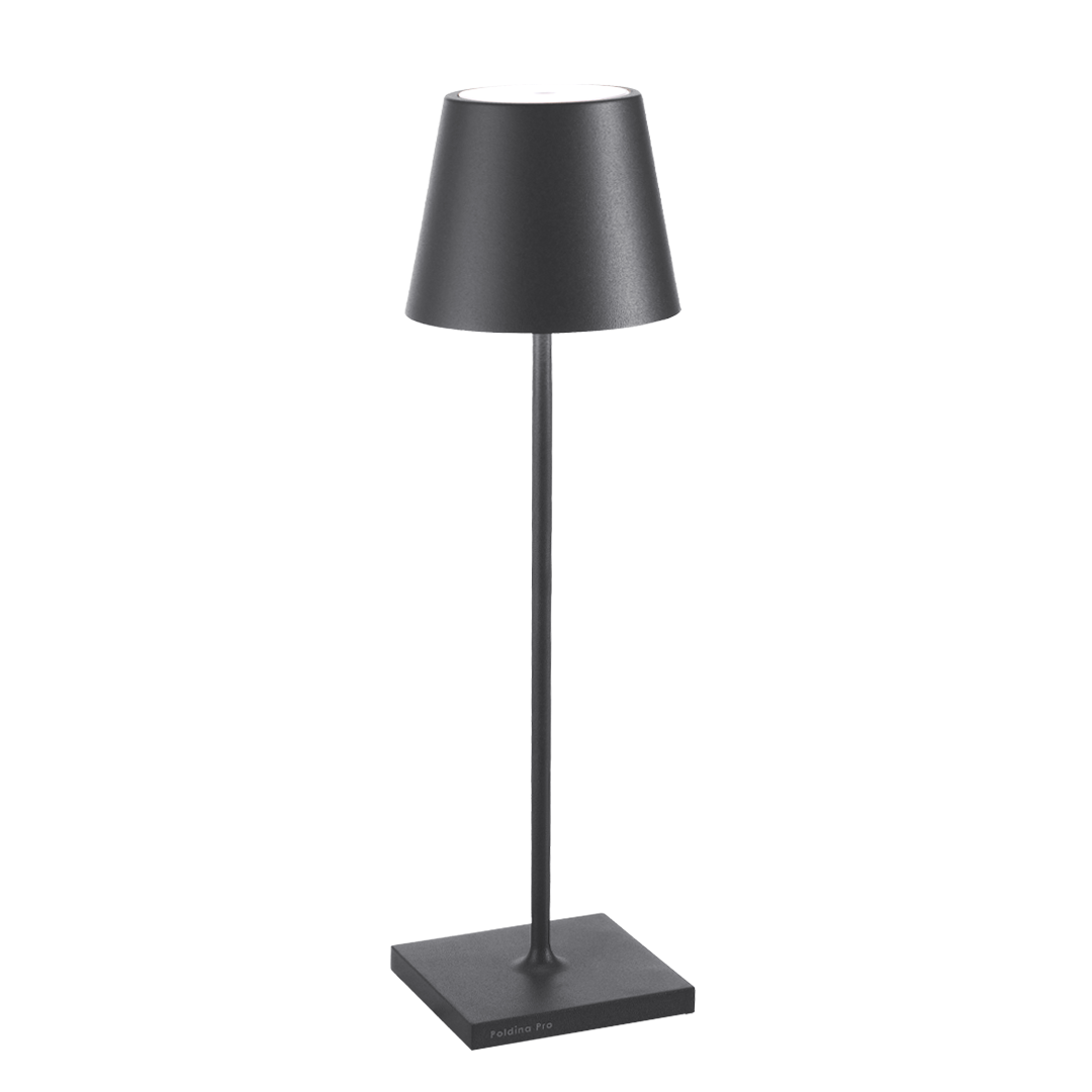 Zafferano / Poldina Pro / Tischlampe 38cm Black