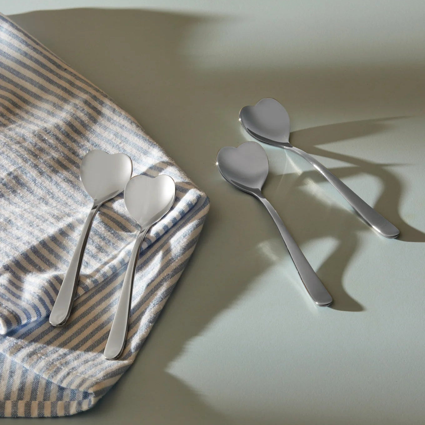 Alessi BIG LOVE Set 4 Teelöffel