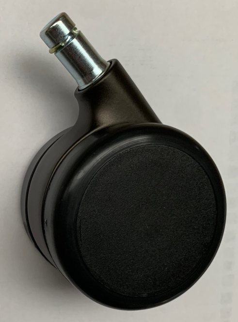 ROLLEN-SET / WALTER KNOLL / Leadchair Executive (Soft) / Doppelrolle pulverbesch. bronze/ weiche Rollen Bild 1