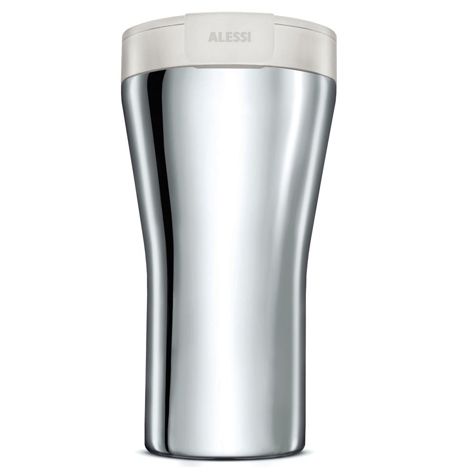 Alessi Travel Mug Thermobecher weiß