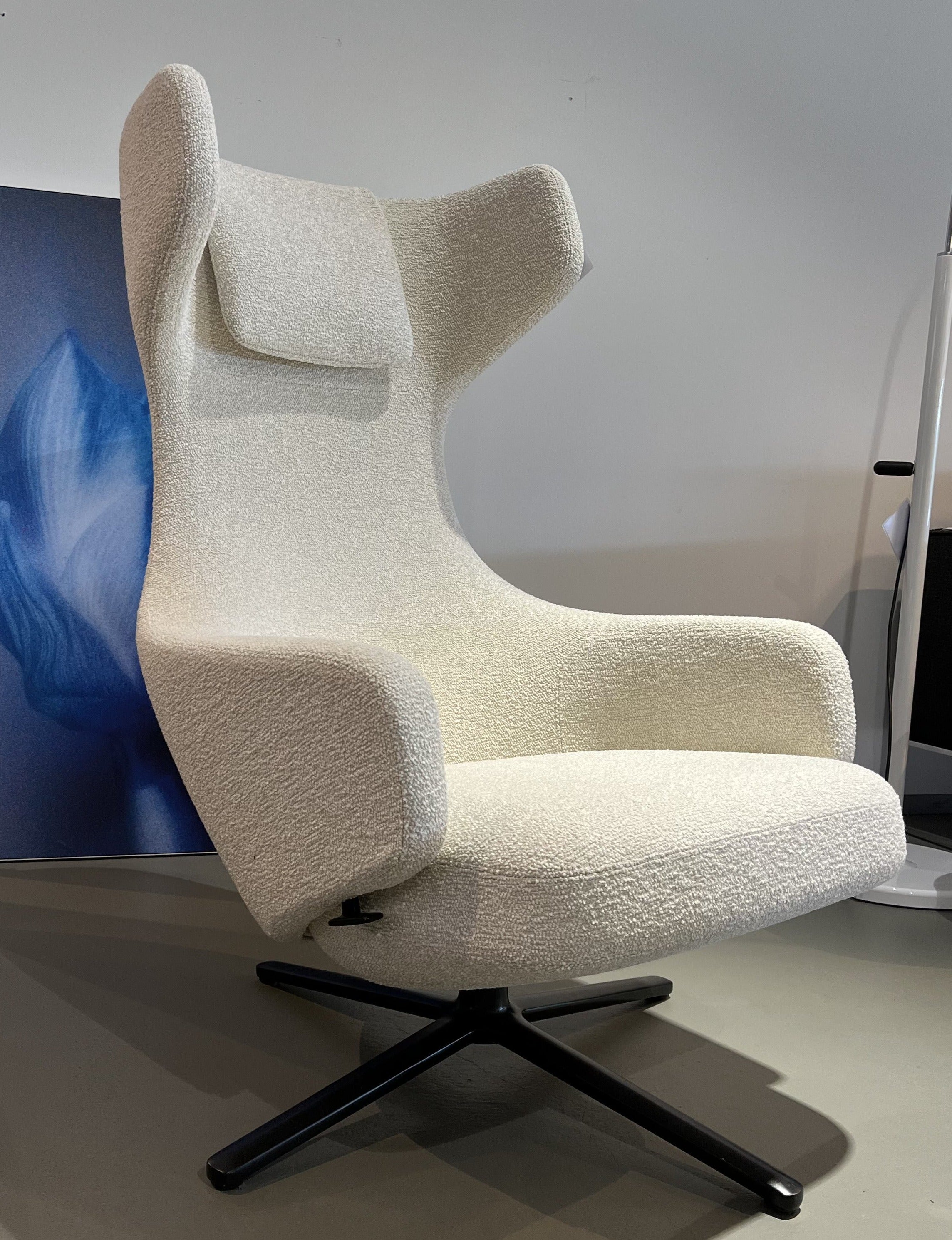 Vitra / Grand Repos & Ottomann / Sessel mit Hocker