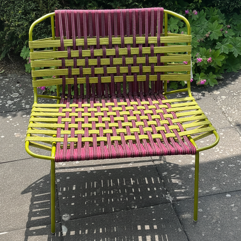 Paola Lenti / TELAR / Outdoor Lounge Chair + Hocker