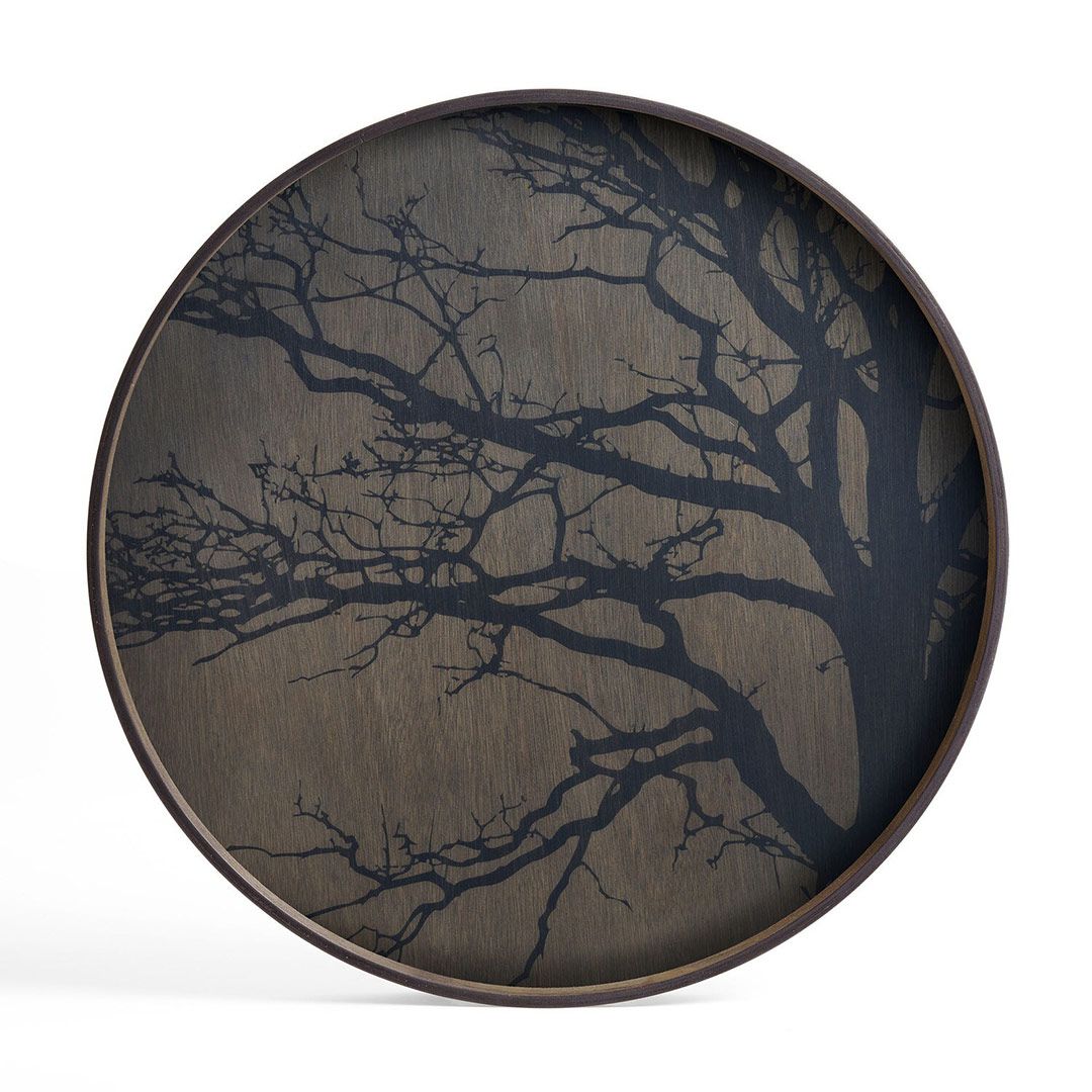Ethnicraft / Black tree / Holztablett L