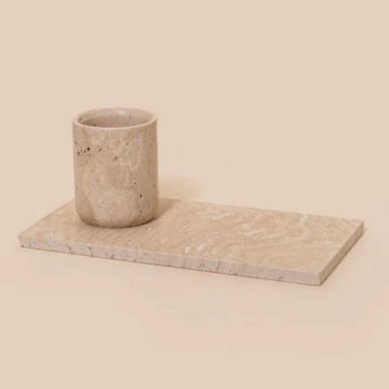 Stoned / Rectangular Board S / Serviertablett - Architare shop