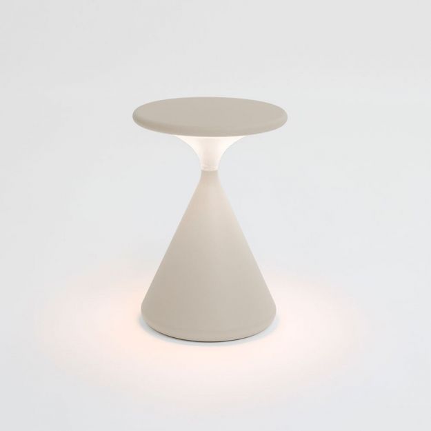 Grau / Salt and Pepper / Tischleuchte light