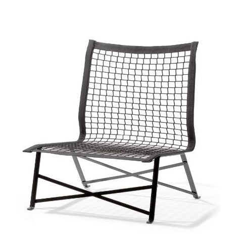 Richard-Lampert-Sessel-Outdoor-Tie-Break-schwarz