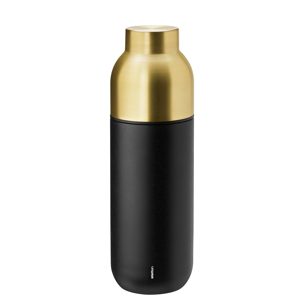 Stelton / Collar / Thermoflasche -schwarz Messing Gold