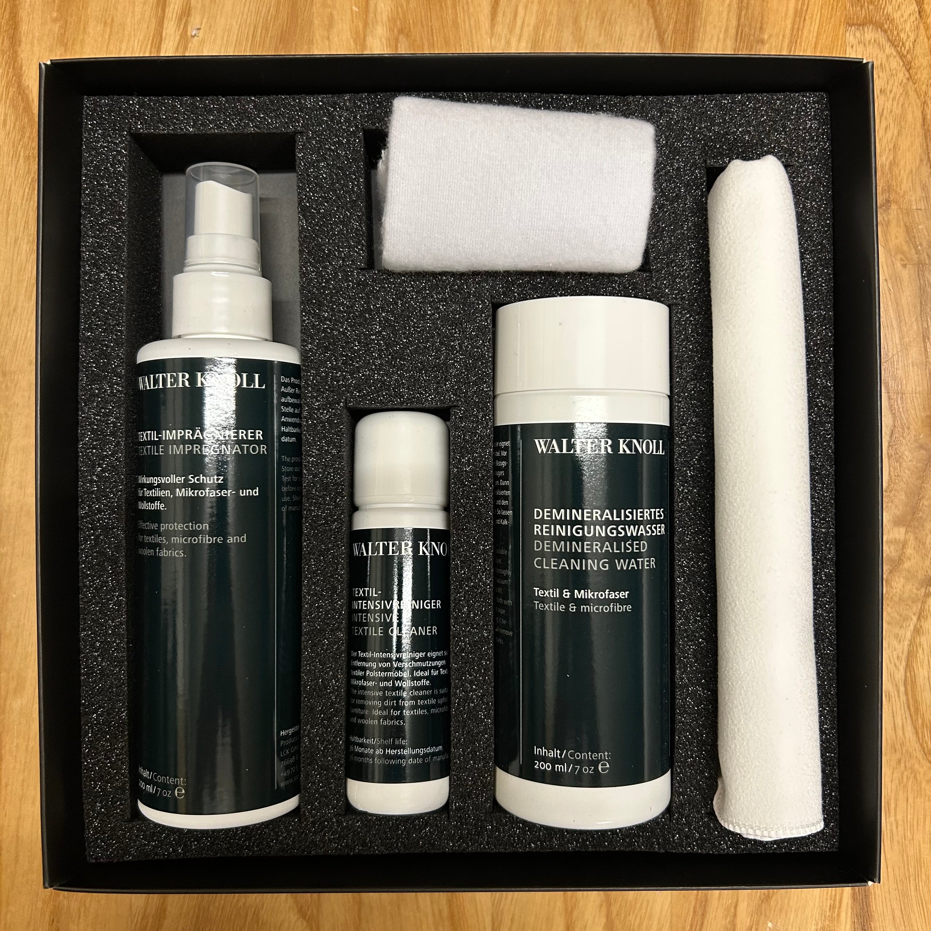 Walter Knoll / Textilpflege-Set / Polsterbezüge aus Natur - oder Kunstfasern