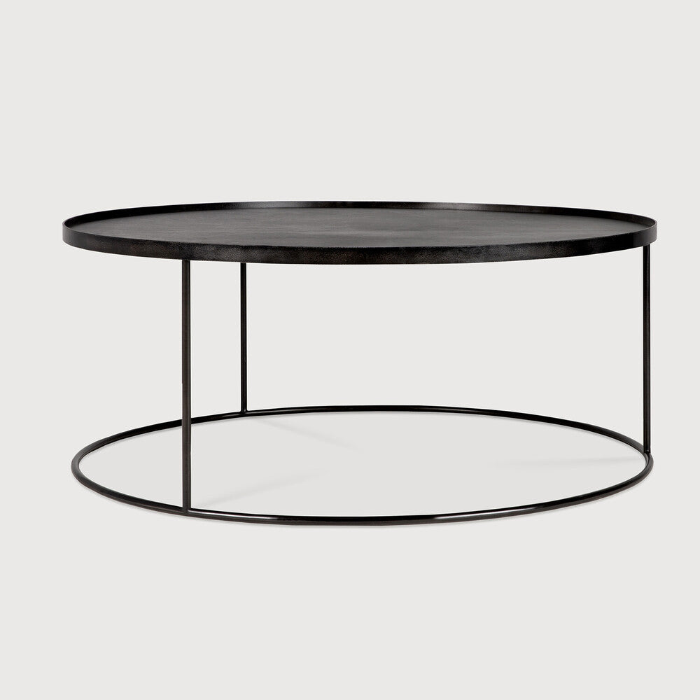 Ethnicraft / Round Tray Coffee Table Xl / Large Side Table