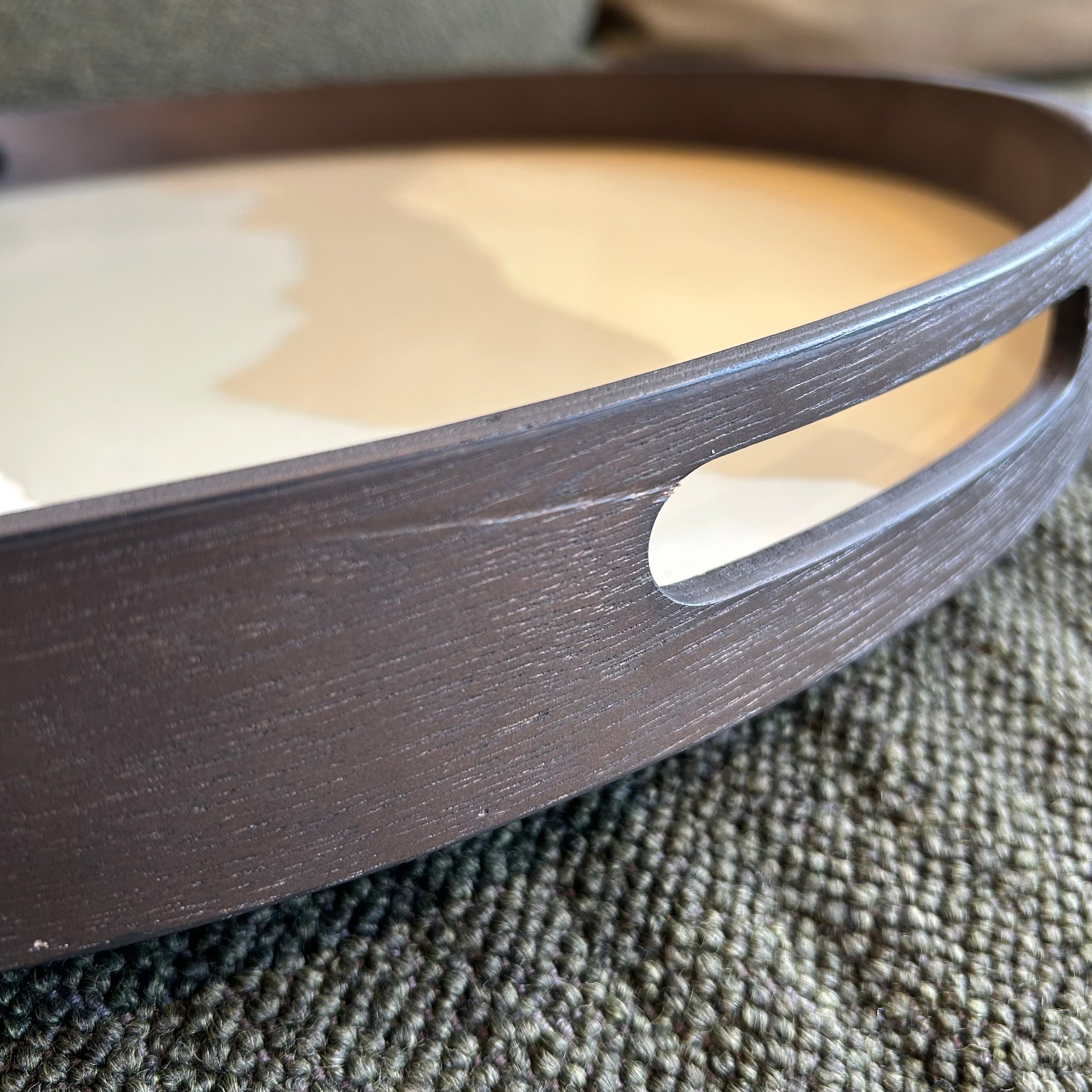 Ethnicraft / Sand Wabi Sabi / Glass Tray S