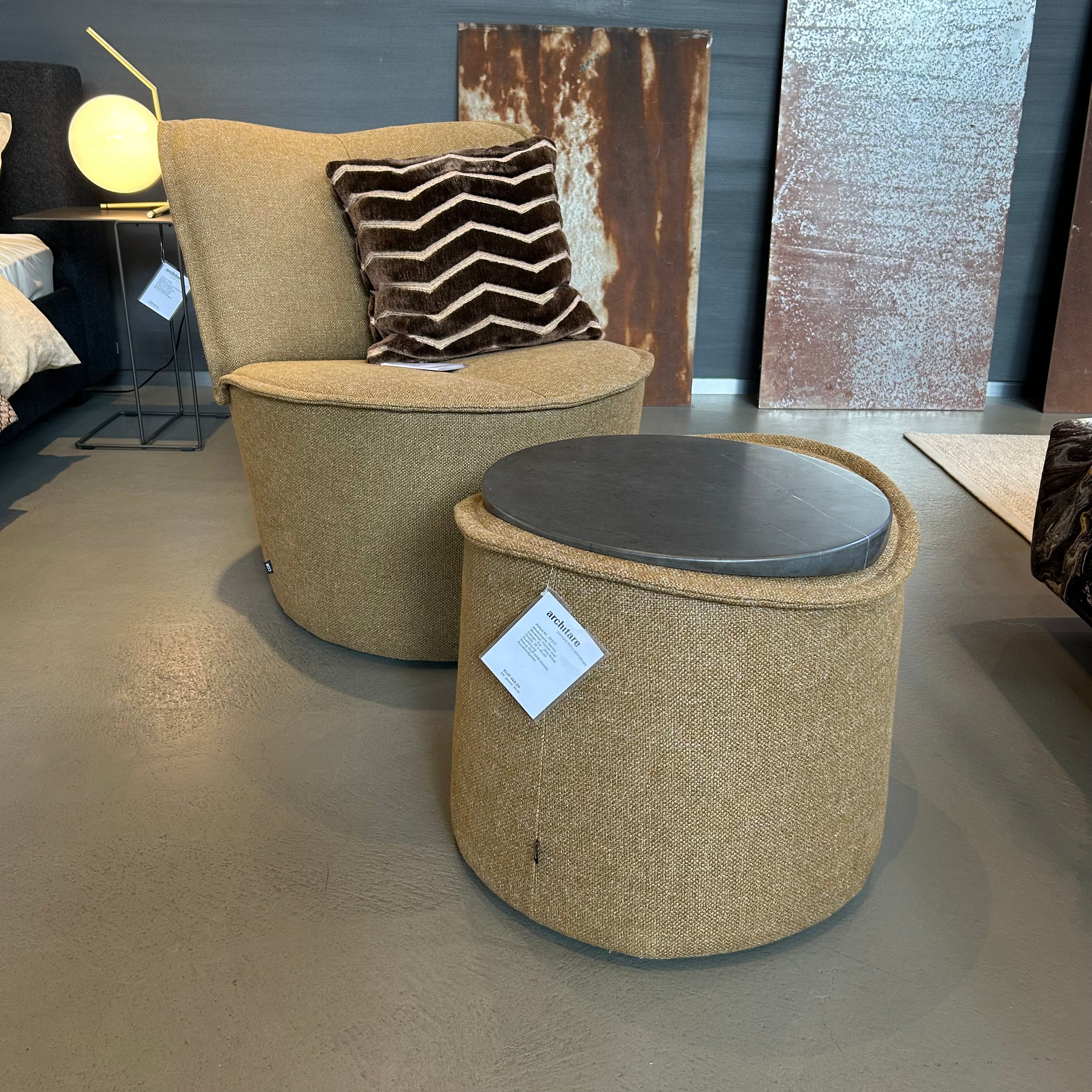 COR / Nenou / Ensemble aus Drehstuhl & Hocker mit Tablett & LUIZ Zierkissen - Architare shop