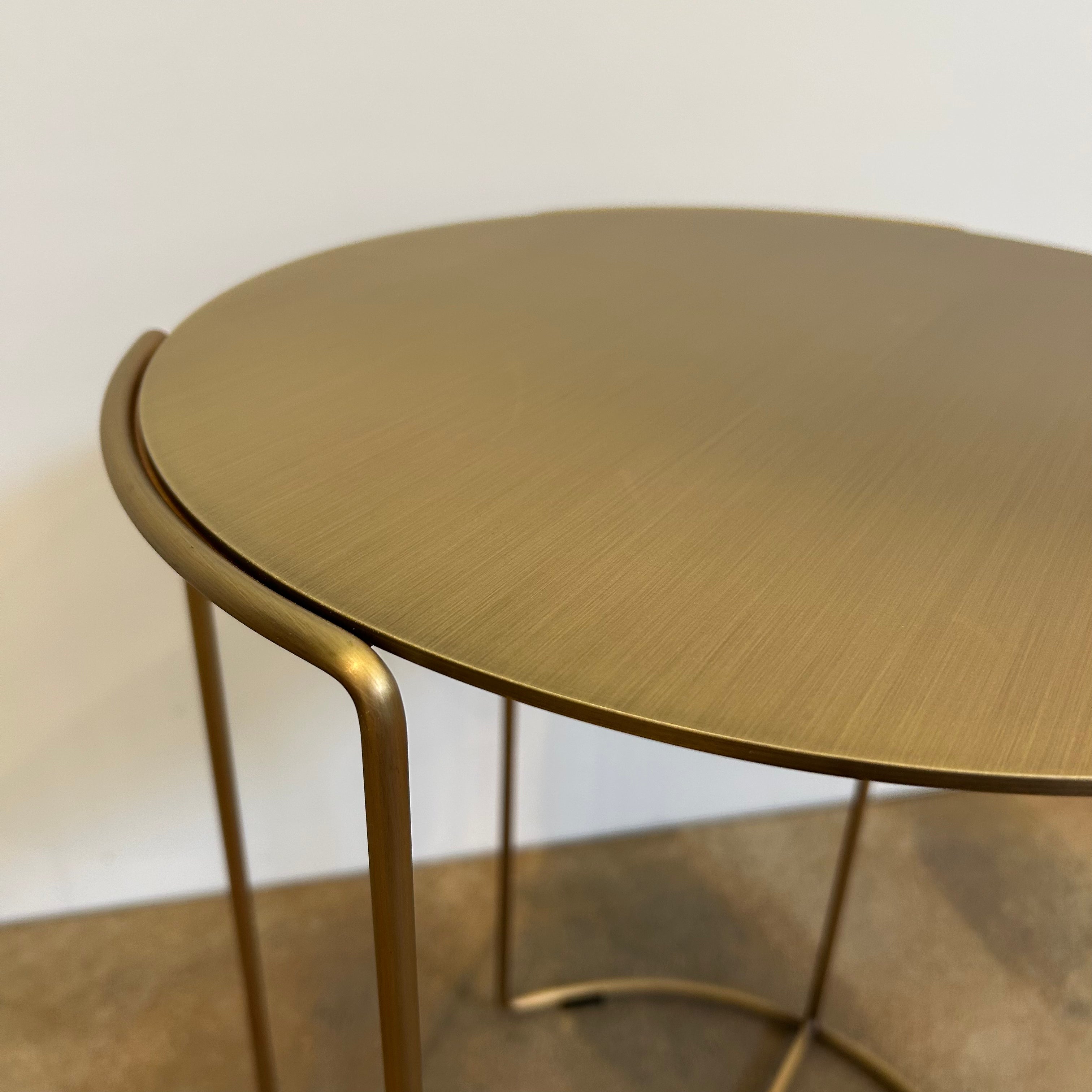 Walter Knoll / Oki 131-T4 / Beistelltisch Messing