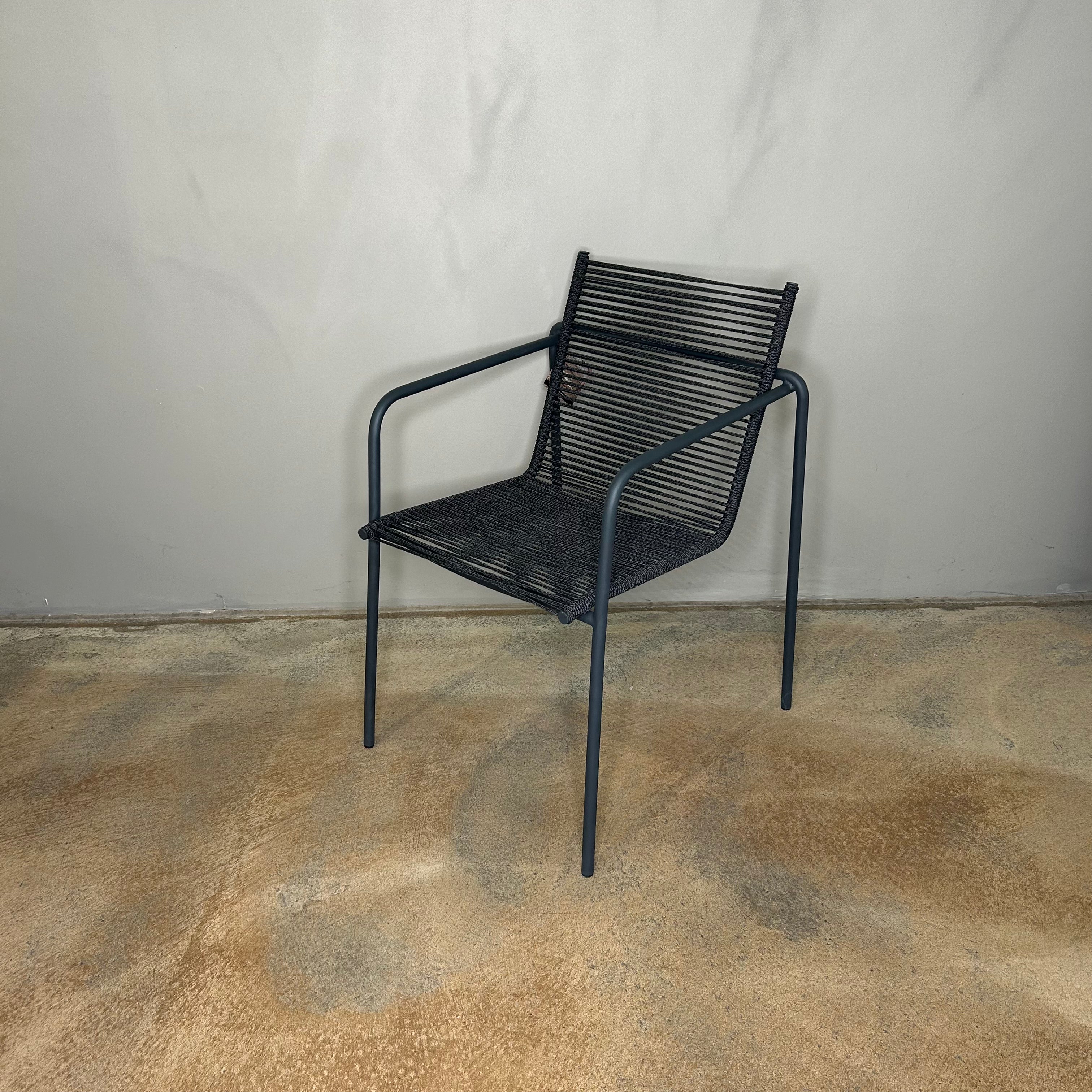 Fischer Möbel / TAKU / Outdoor armchair with armrest