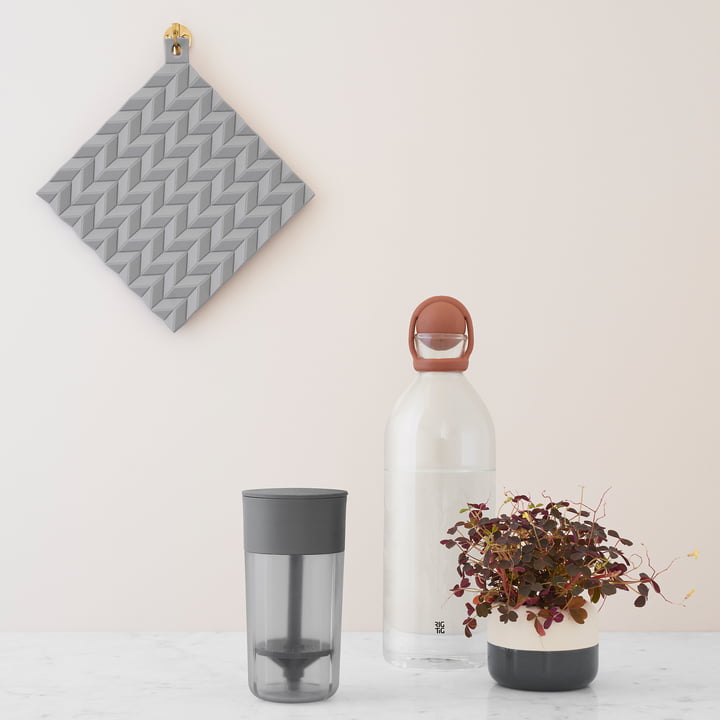 Stelton / HOLD-ON GREY / Topflappen und Untersetzer