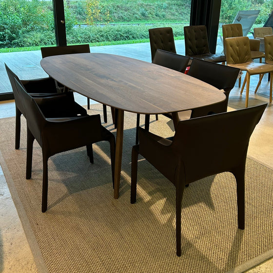Walter Knoll / Saddle chair 1244 / Complete set of 6 chairs