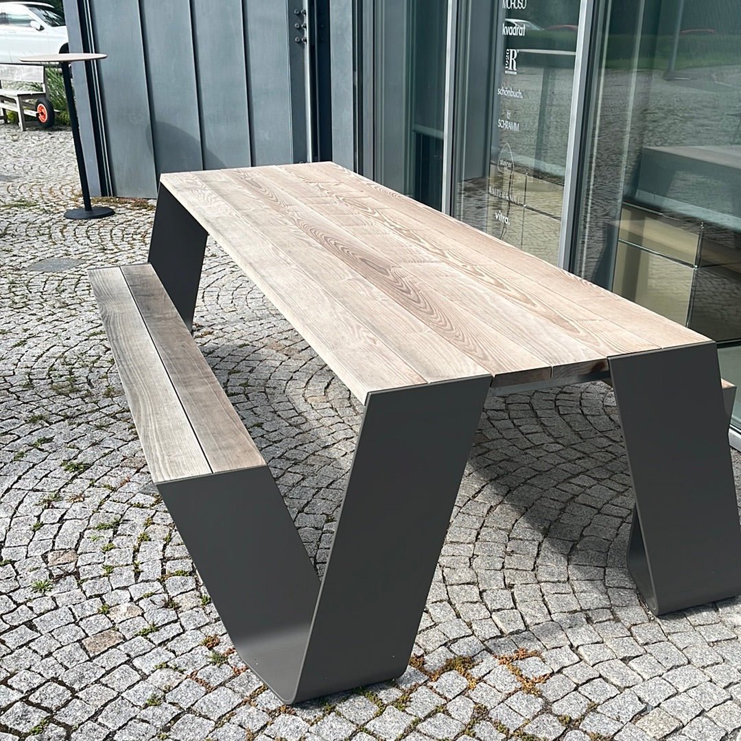 Extremis / Hopper Picnic Wood / Outdoortisch mit Bänken - architare shop