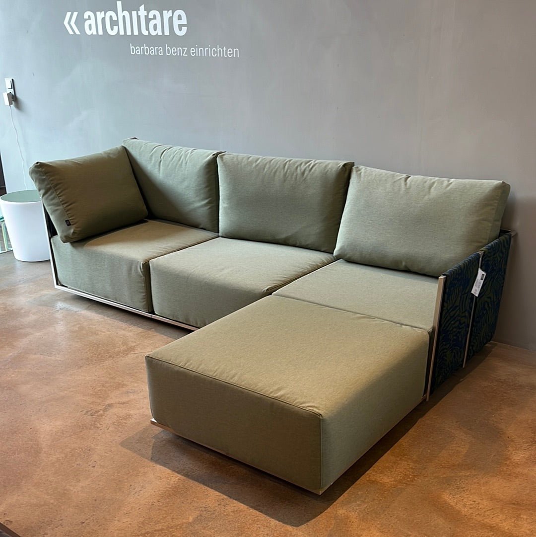 Fischer Möbel / Suite Lounge / Sofa Outdoor mit Hocker - architare shop