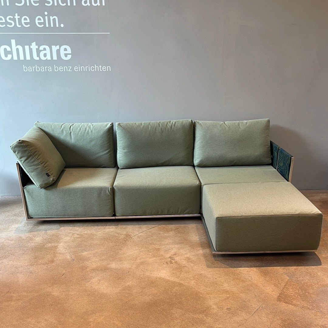 Fischer Möbel / Suite Lounge / Sofa Outdoor mit Hocker - architare shop