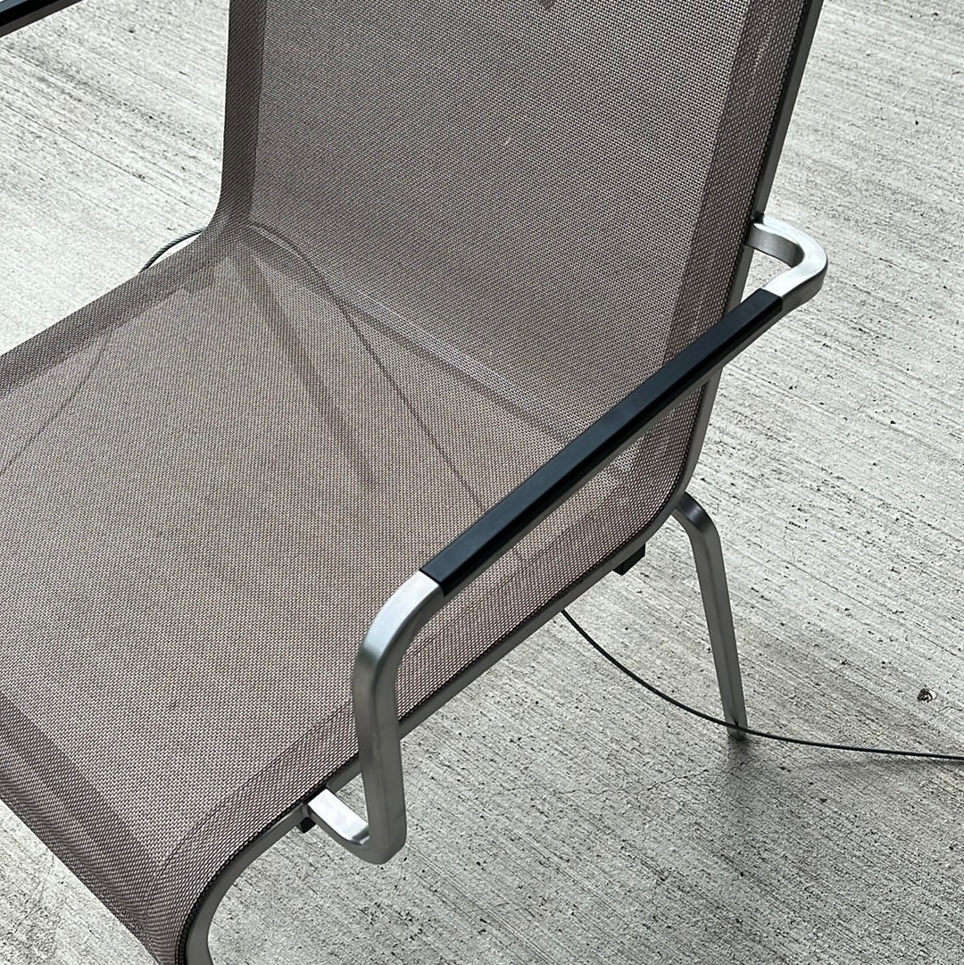 Fischer Möbel / Modena / stacking chair with armrests