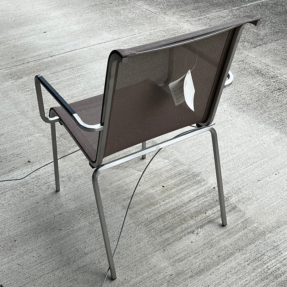 Fischer Möbel / Modena / stacking chair with armrests