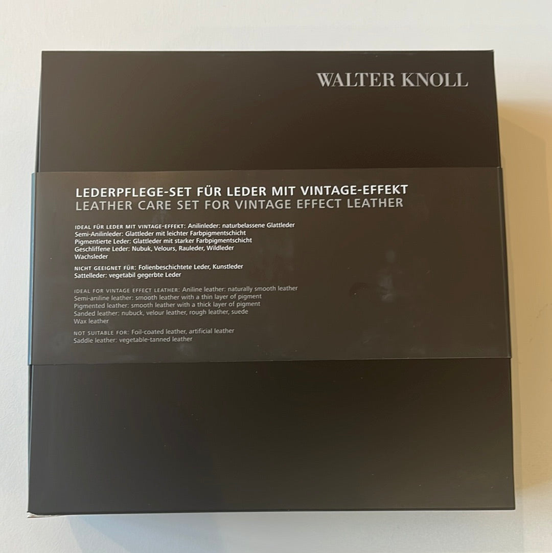 Walter Knoll / Lederpflege-Set / Vintage-Effekt