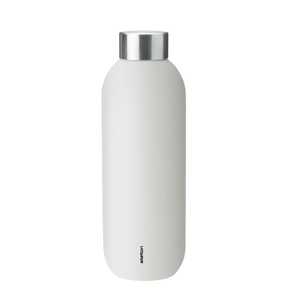 Stelton Keep Cool Isolierflasche Soft Chalk