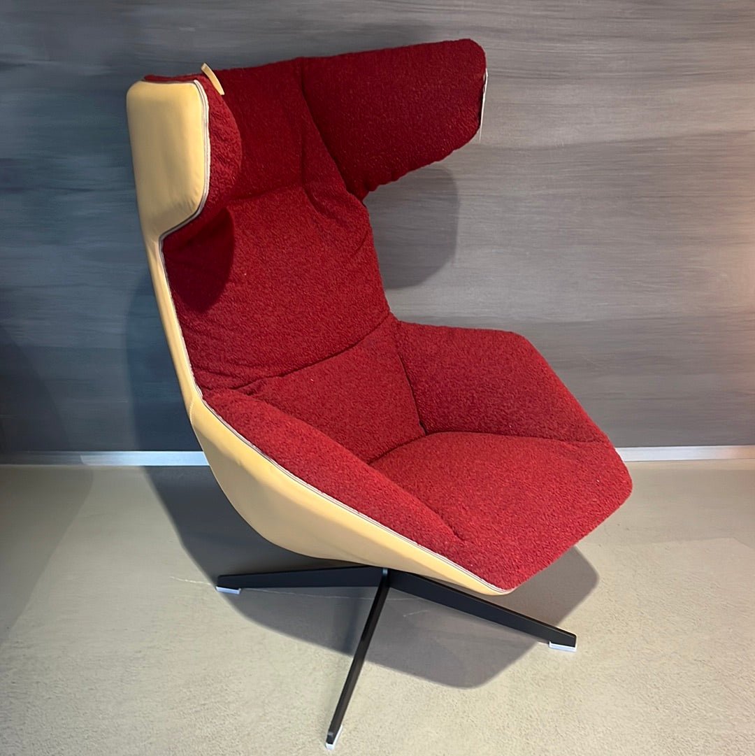 Moroso / TAKE A LINE FOR A WALK / Drehsessel mit Steppdecke - architare shop