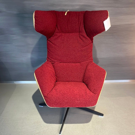 Moroso / TAKE A LINE FOR A WALK / Drehsessel mit Steppdecke