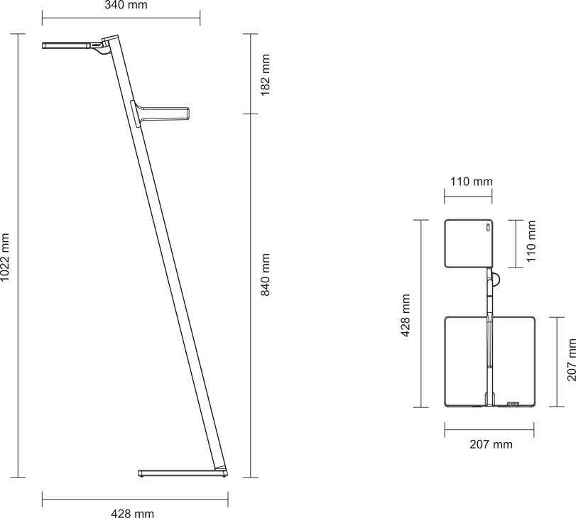 Nimbus / Roxxane Leggera 101 CL / Stehleuchte - architare shop