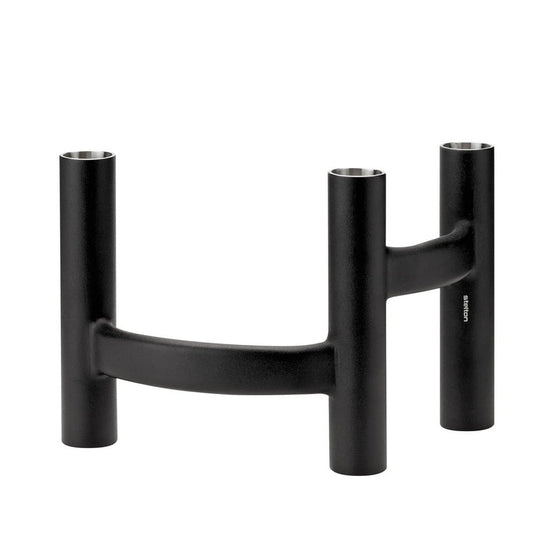 Stelton / ORA / Kerzenständer, 3-armig black
