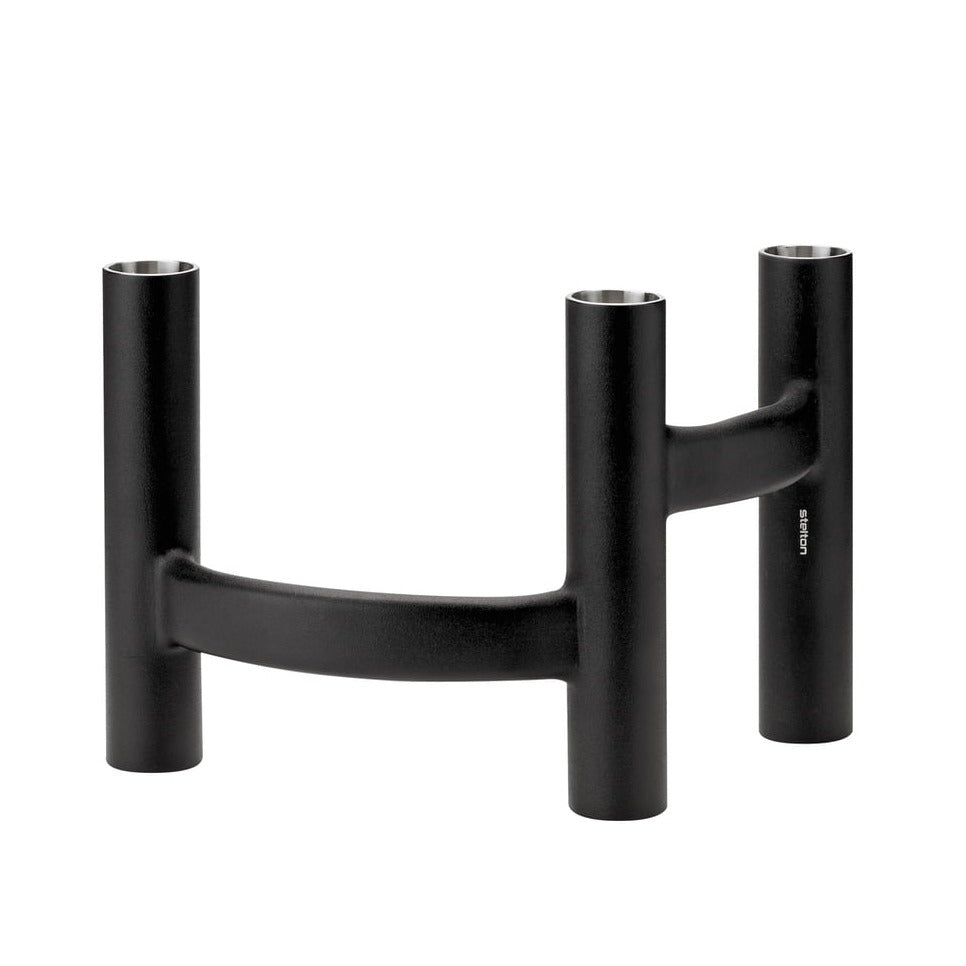 Stelton / ORA / Kerzenständer, 3 - armig black - architare shop