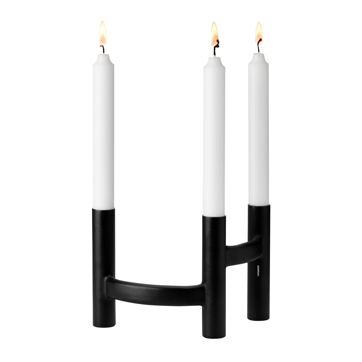 Stelton / ORA / Kerzenständer, 3 - armig black - architare shop