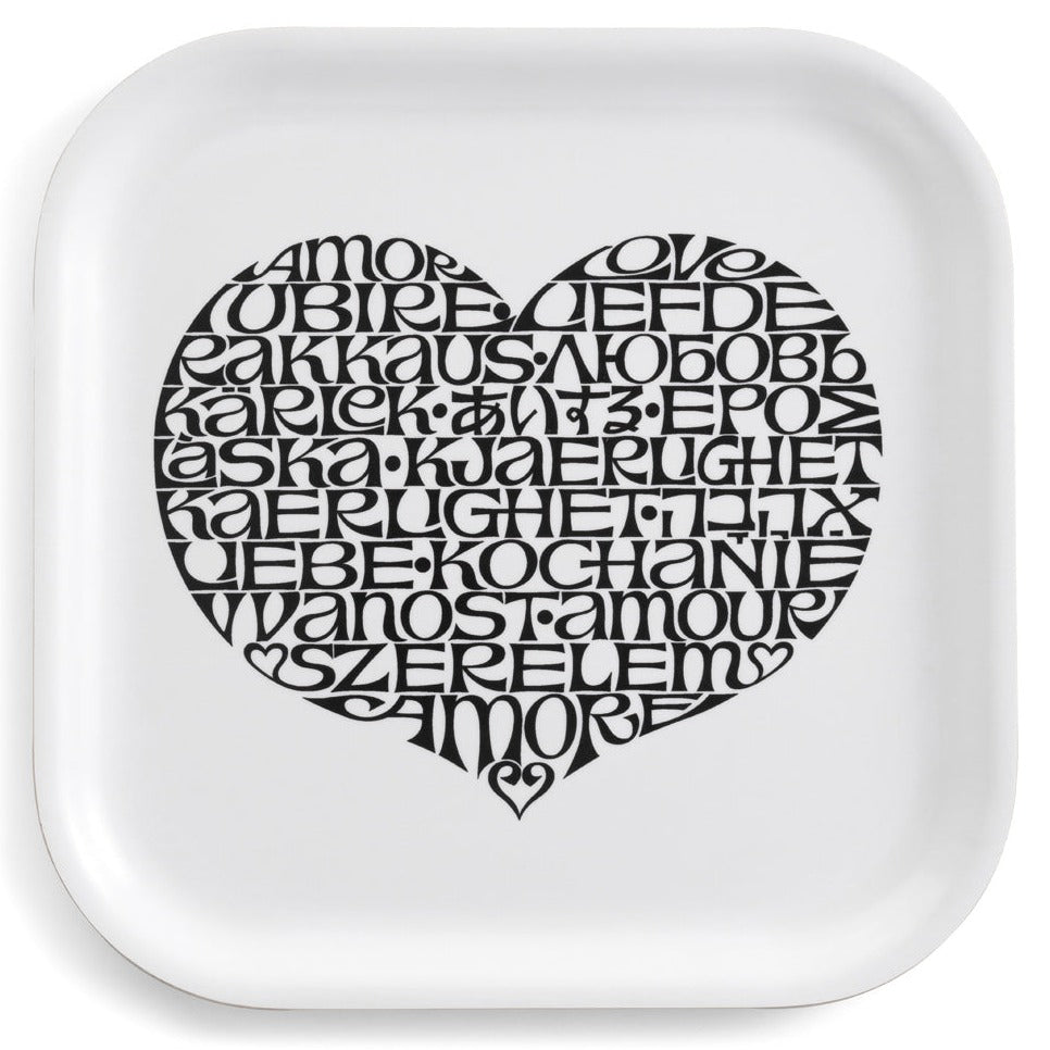 Vitra / Classic Tray small / Tablett Heart black - architare shop