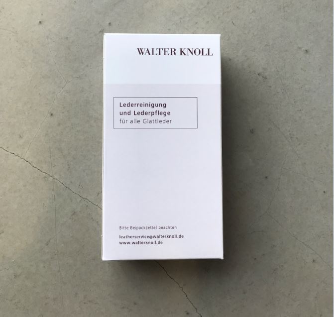 Walter Knoll Seifenflocken Pflege Leder Reinigung 