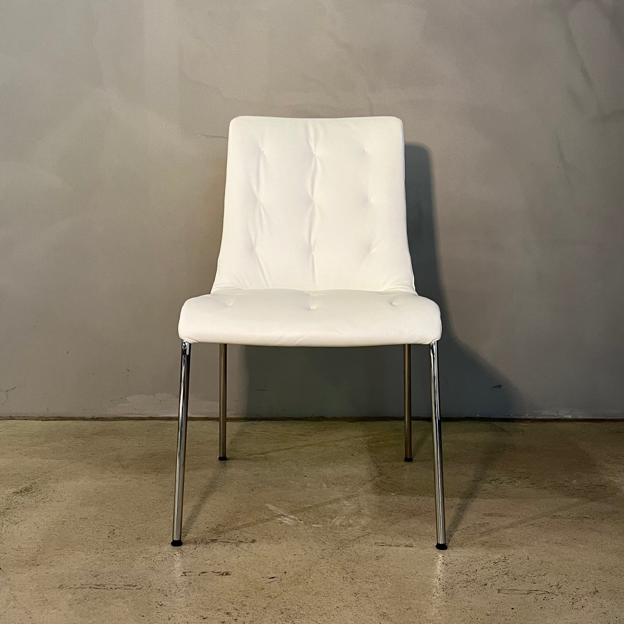 Liz Stuhl Walter Knoll Leder weiß